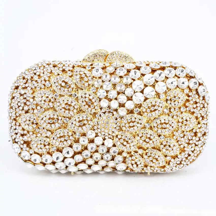 AB Sparkle Luxury Diamond Crystal Evening Clutch Bag