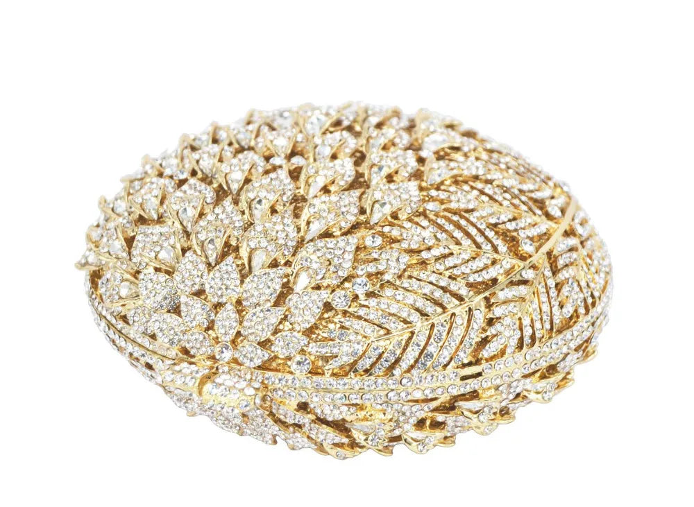 Crystal Soiree pochette Ball Shape Clutch Bags