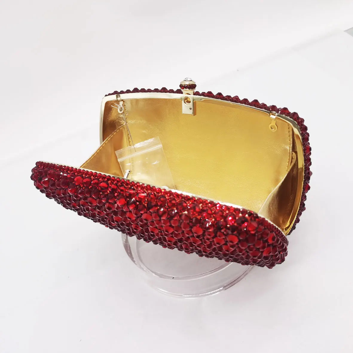 Crystal Diamond Fruit Pattern Evening Clutch Bags