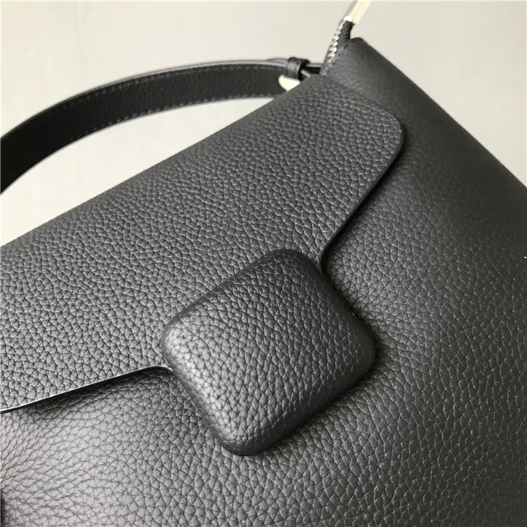 Soft Genuine Leather Flap Casual Strap Crossbody Totes Handbag Bag