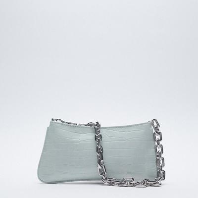 Square PU Leather Chain Shoulder bag