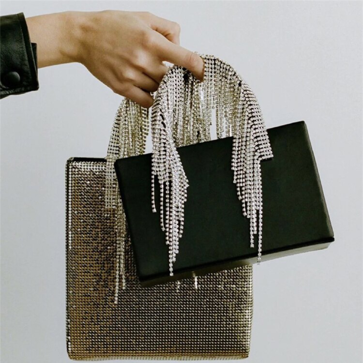 Tassel Diamonds Tote Handbag