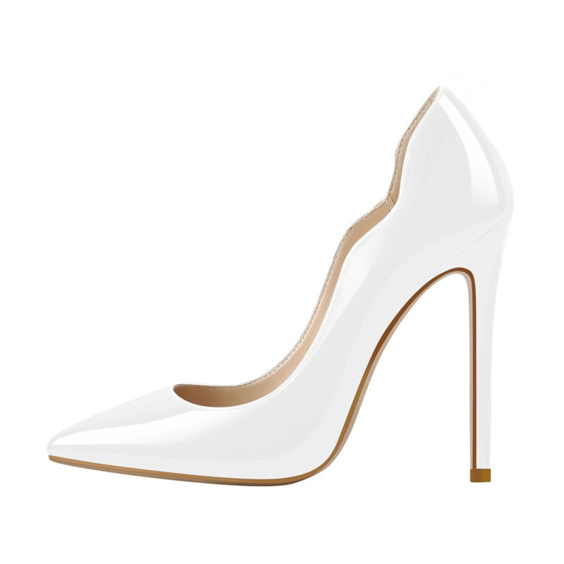 Pointed Toe Pumps Slip On Thin Heels Shoes