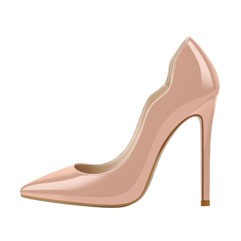 Pointed Toe Pumps Slip On Thin Heels Shoes