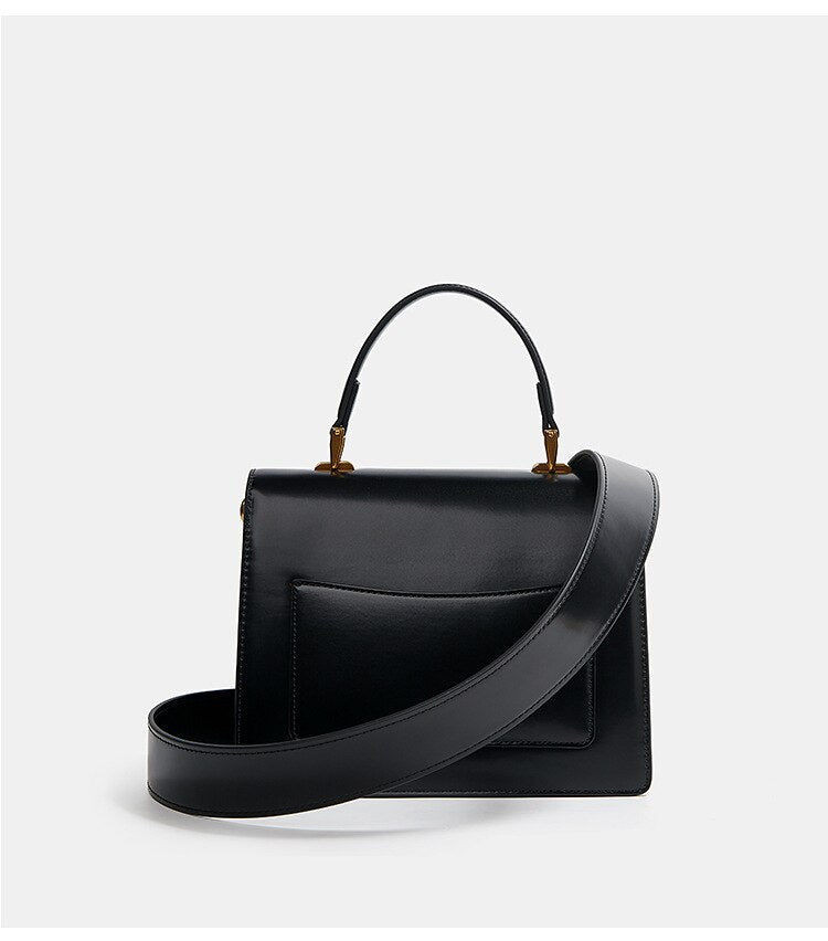 PU Leather Square Clutch Handbag
