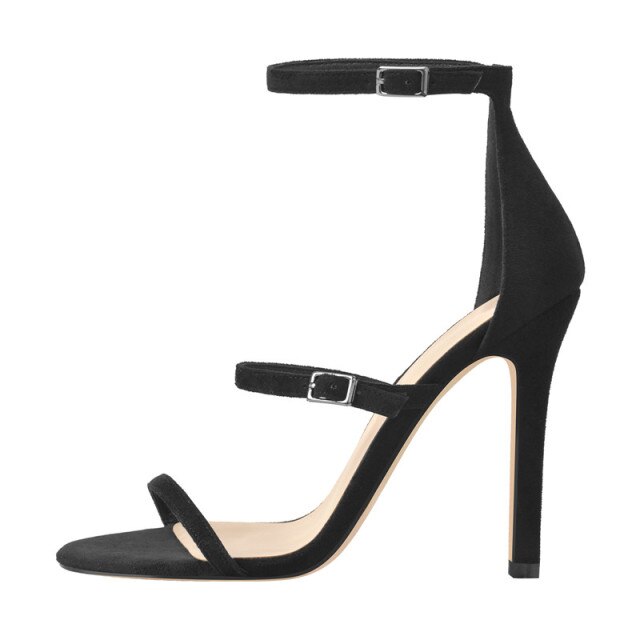 Ankle Strap Open Toe Thin High Heels Sandals