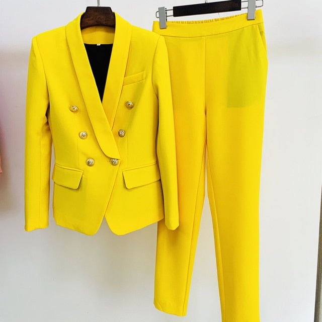 Double Breasted Blazer & Trouser Set