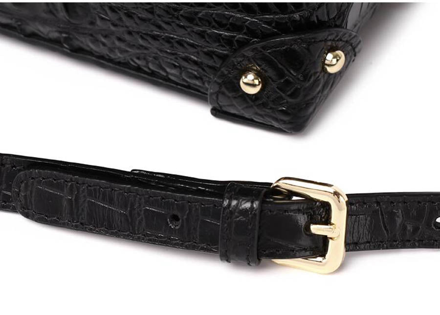 Genuine Leather Flap Buckle Handbags