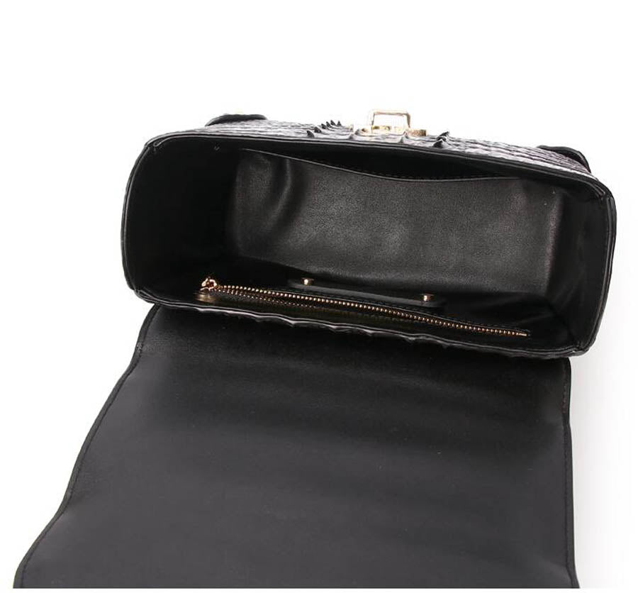 Genuine Leather Flap Buckle Handbags