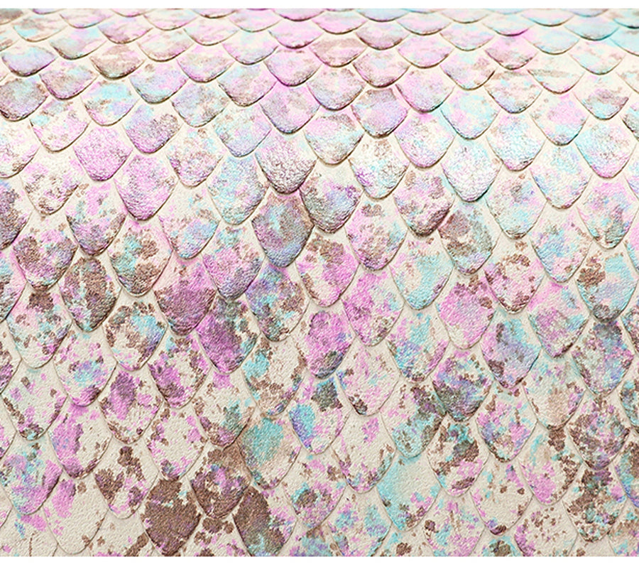 Genuine Leather Snakeskin Pattern Handbag